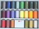 Brother embroidery thread, shiny, 22 colors